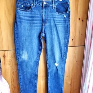 Womens Levis 711 Skinny Ankle Jeans size 31